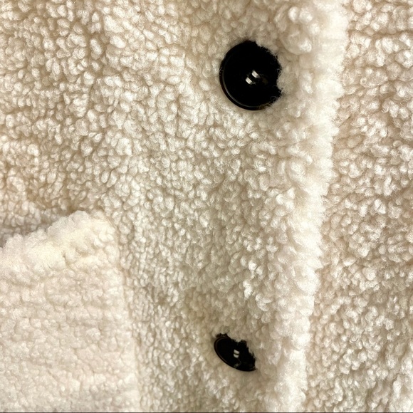 ☀️NWT☀️ZARA Fleece Coat XS - Picture 6 of 11